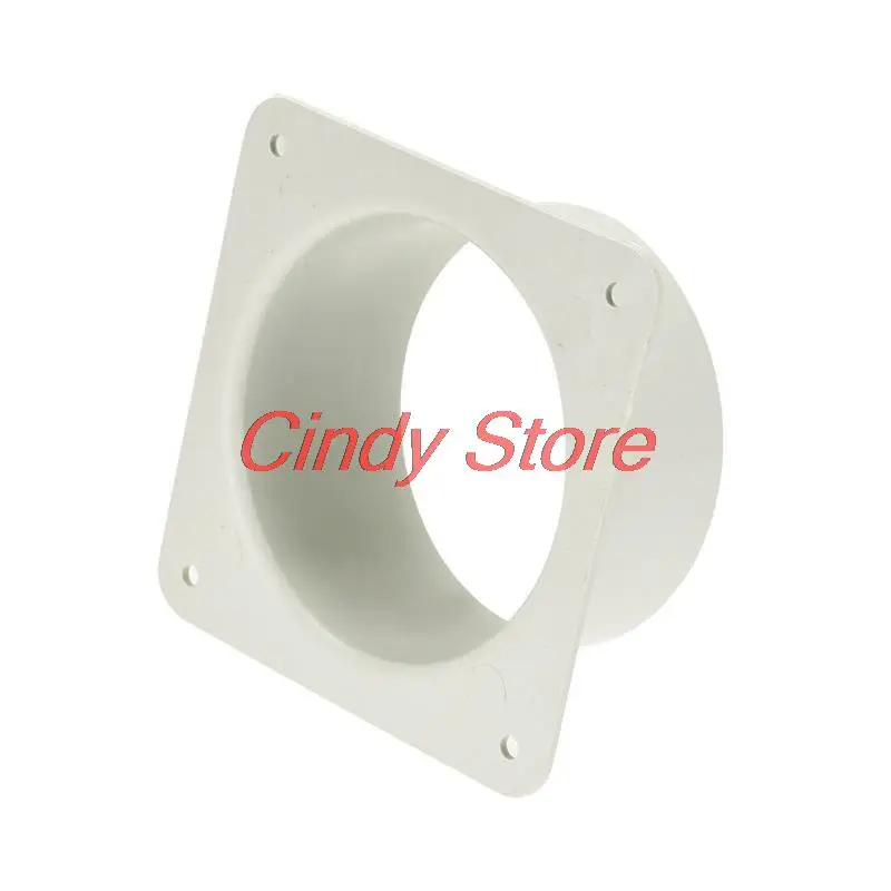 1pc 4Inch 6Inch 8Inch 10Inch 12Inch Duct Connector Flange ABS Plastic Mounting Plate Hose Pipe Adaptor