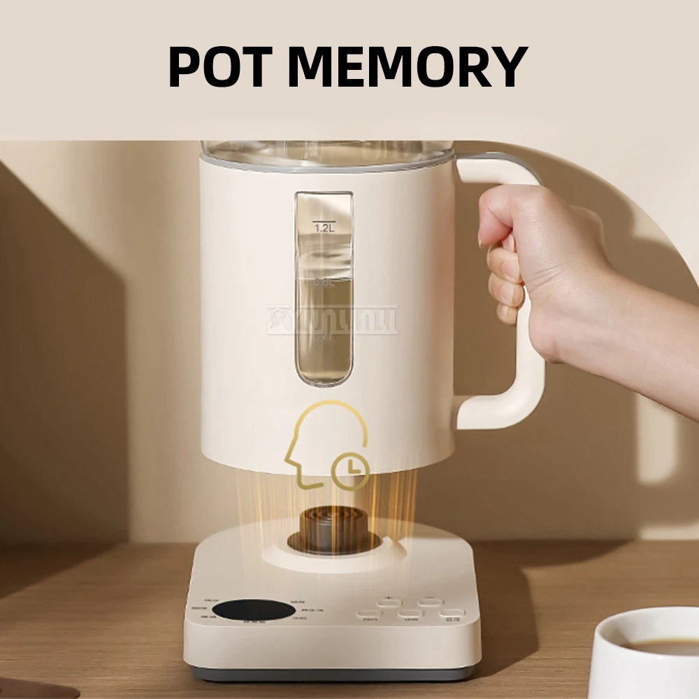 Good Quality 1.2L Multifunction Electric Kettle Automatic Hot Water Heating Insulation Kettles Health Preserving Pot
