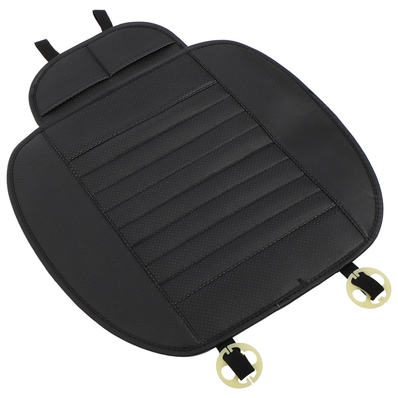

Universal Car Seat Cover Non-slip PU Auto Protector Seat Support Case Waterproof Front Seat Cover (Black)