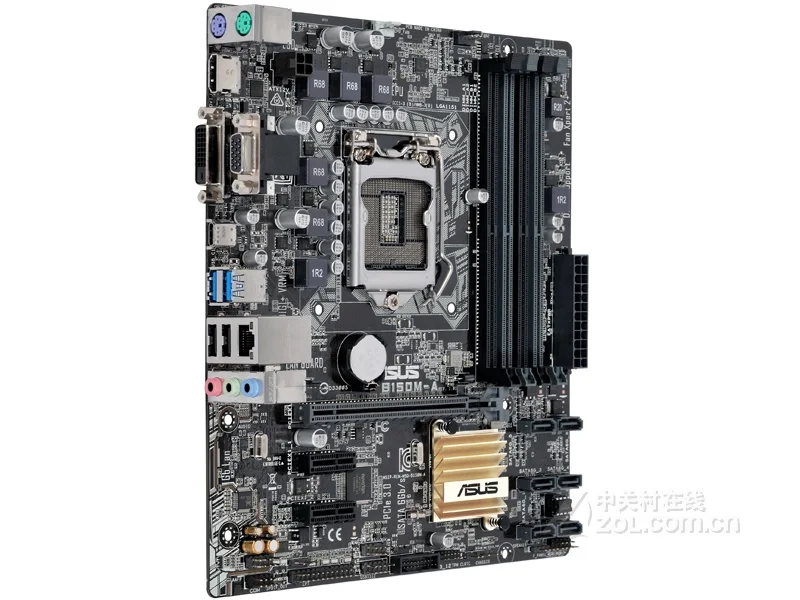 Imagem -04 - Asus-placa-mãe Original Intel Desktop Prime B150m-a B150 Ddr4 Lga 1151 i7 i5 i3 Usb 3.0 Sata3 Usado