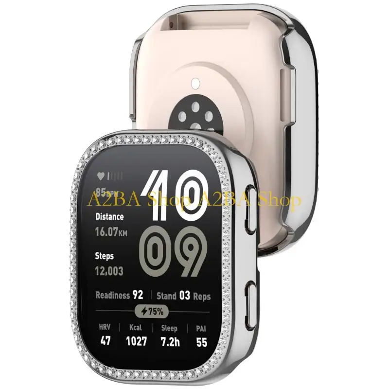 

A2BA Fashionable Translucent Fashion Protective Case Multiple Colorful Fashion Cut Protective Cover Suitable for Watch Bip6