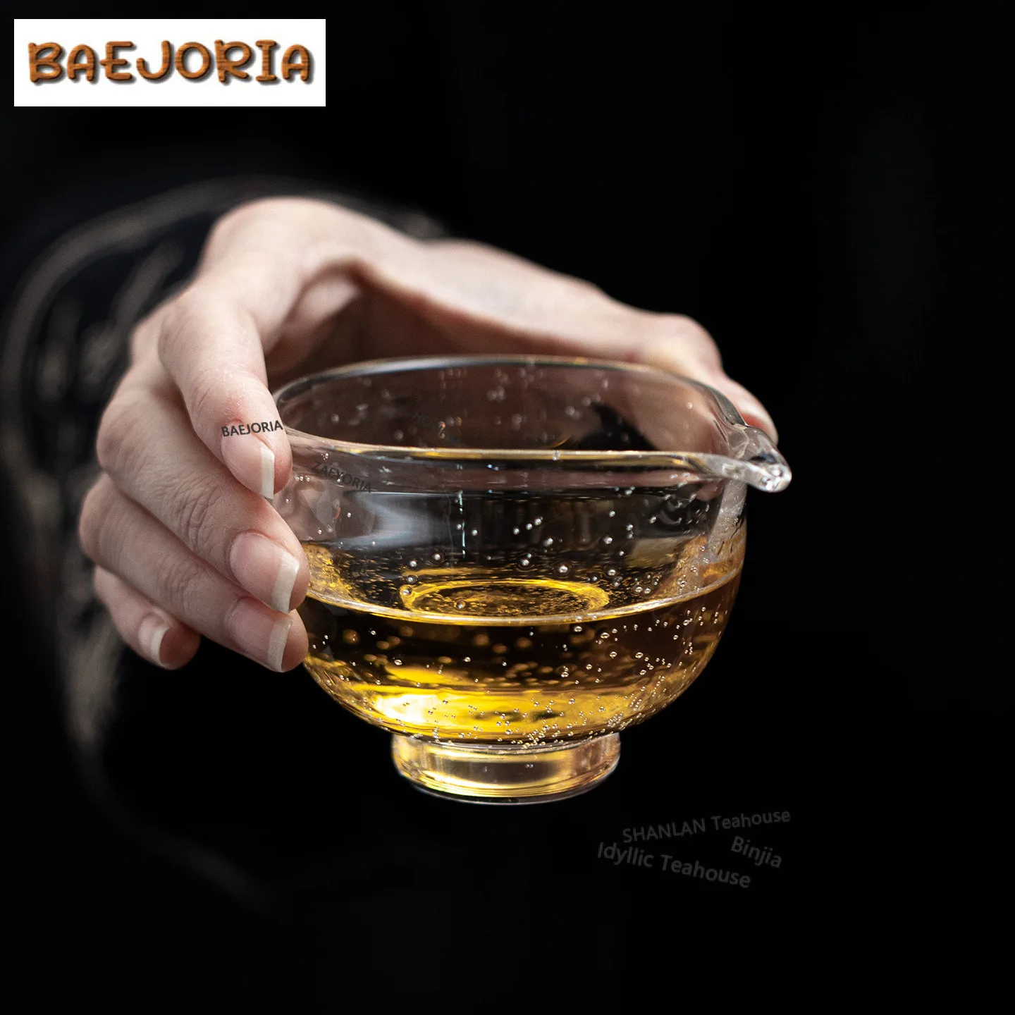 

110ml High Borosilicate Bubble Glass Tea Pitcher Pour Tea Cha Hai Dispenser Justice Cup Dahongpao Fair Mug Drinkware Gift