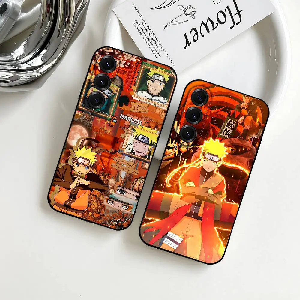 Naruto Uzumaki Phone Case For Samsung Galaxy S24/S25/S22/S30/Note20/Lite/Ultra/5G/Plus/FE Soft Black