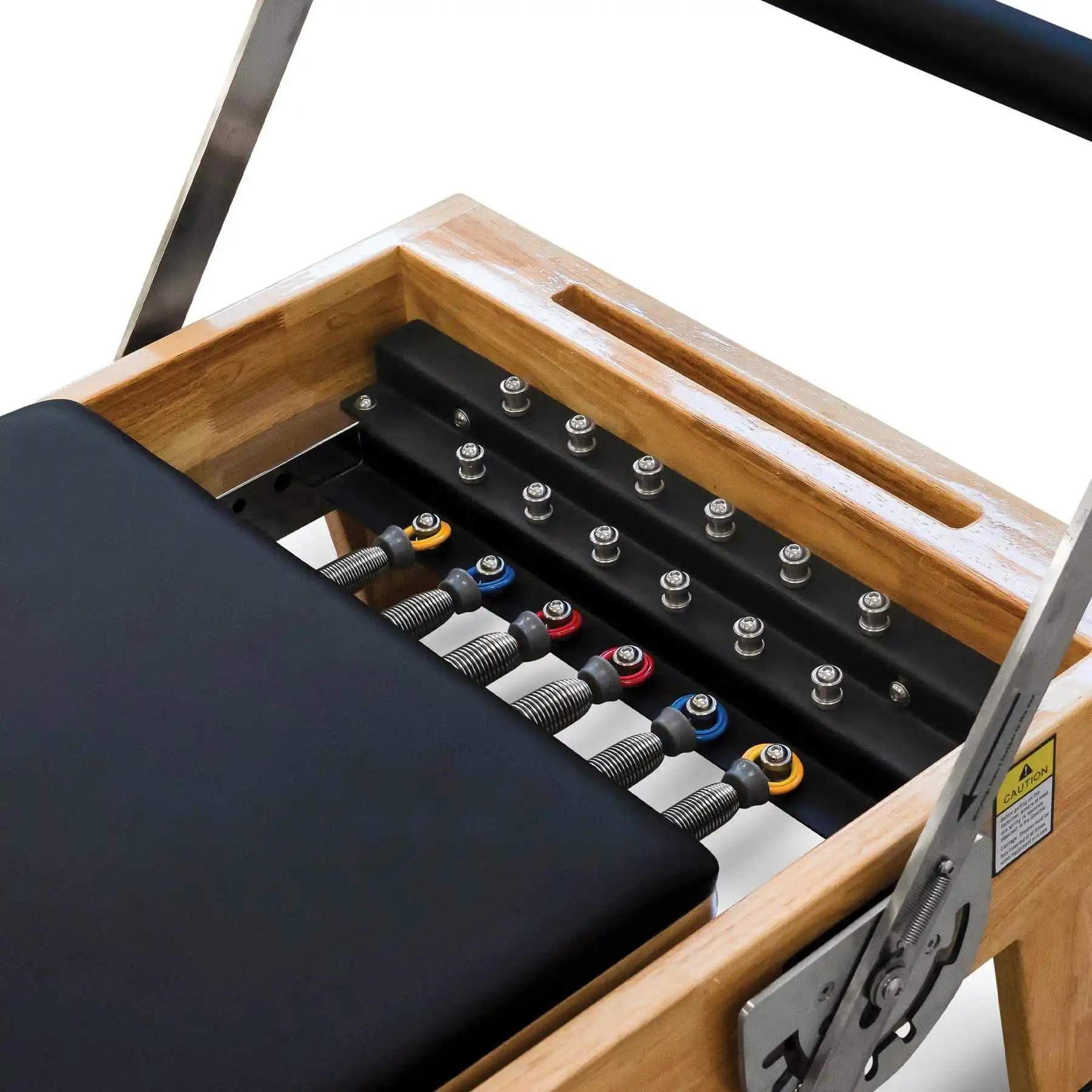 Picture 3: Professional Durable Solid Oak Pilates Reformer Machine for Home Gym and Pilates Studio