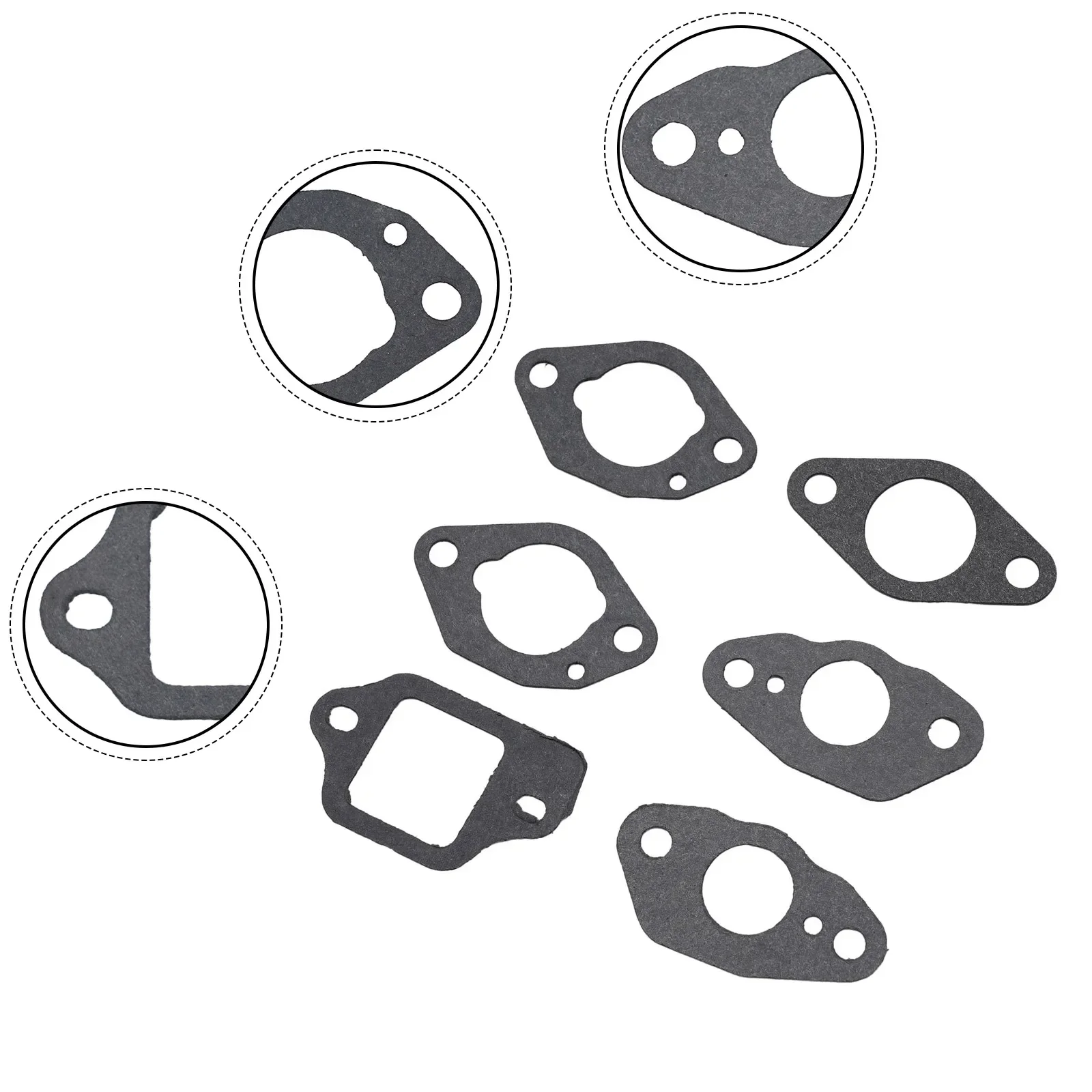 6 pezzi Set di guarnizioni affidabili per l'uso per il montaggio del carburatore adatto per il Kit di riparazione dei motori GCV135 HRB425C HRB475C HRX476