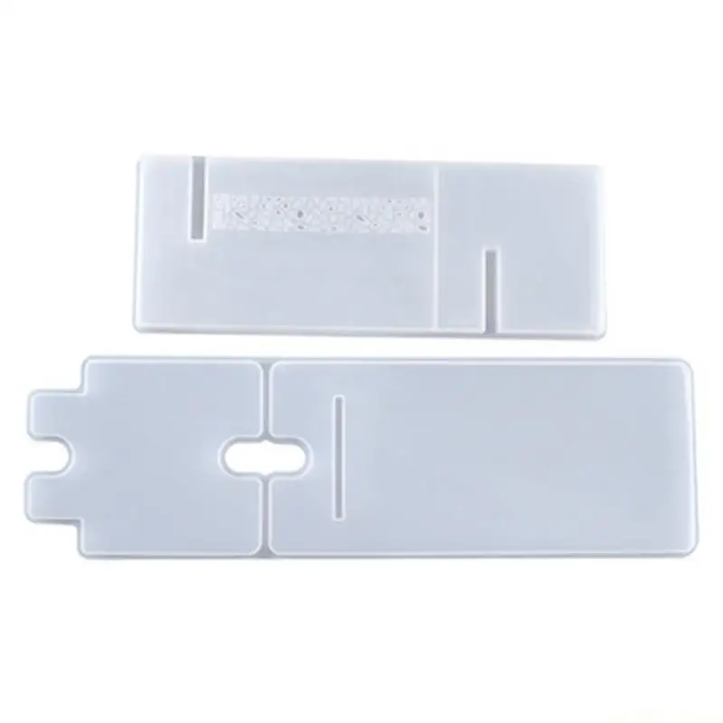 

D46E DIY Съемный держатель для планшета Форма для эпоксидной смолы Блестящий держатель для телефона Форма из кристаллической