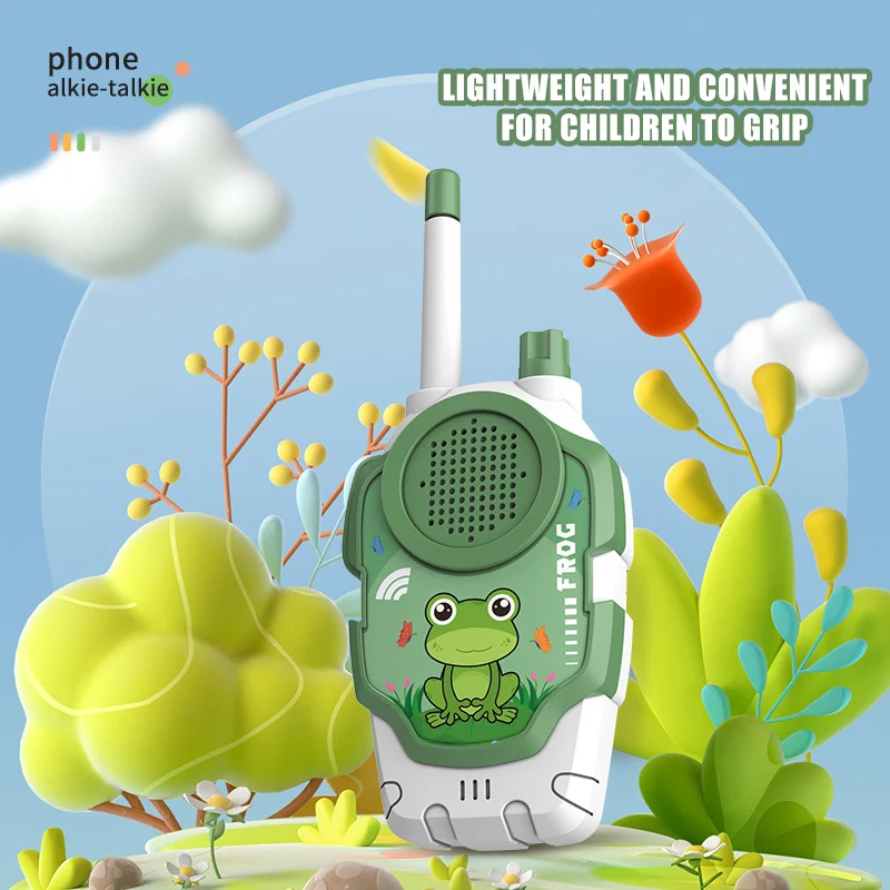 2 pçs walkie talkie crianças brinquedo de longo alcance interfone sem fio interação pai-filho interfone comunicação brinquedos para crianças presente