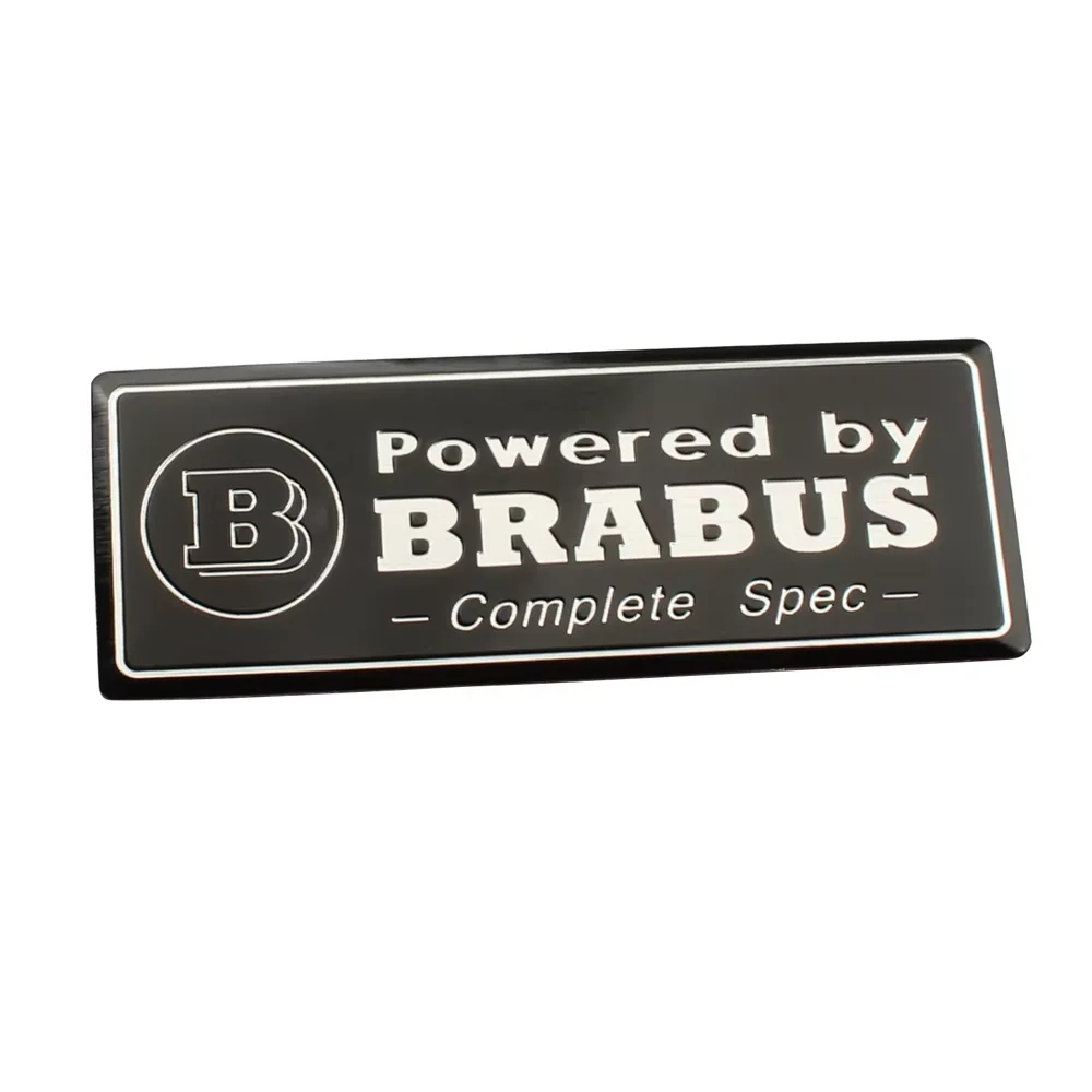 Aluminum Alloy Car Styling Badge Sticker For Mercedes Benz AMG Brabus Carlsson W108 W124 W126 W140 W168 W169 W176 W177 W203
