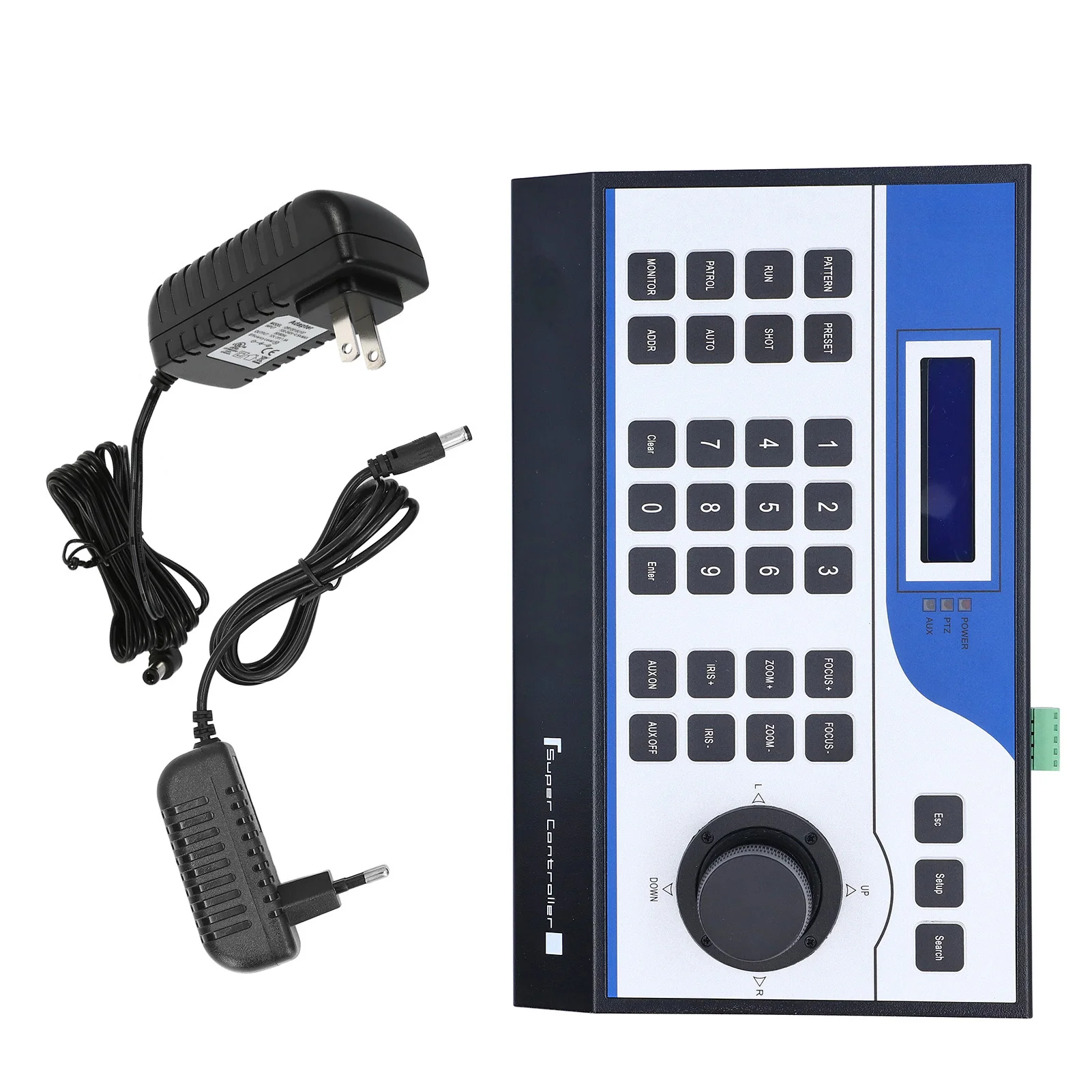 

3D Camera PTZ Controller ABS Mini Analog PTZ Dome Camera Keyboard for Bank Monitor Camera PTZ Controller PTZ Keyboard Controller