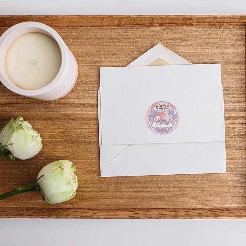 سانريو ملصقات الكرتون مرحبا كيتي للأطفال ، ملصقات مكافأة مقاوم للماء ، الهدايا الزخرفية ، ولعب الأطفال ، لطيف ، 500 قطعة لكل لفة