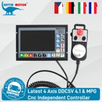 【EU Free VAT】Latest DDCSV 4.1 Cnc Independent Controller 4 Axis Offline Control System 500khz Support U Disk To Read G Code