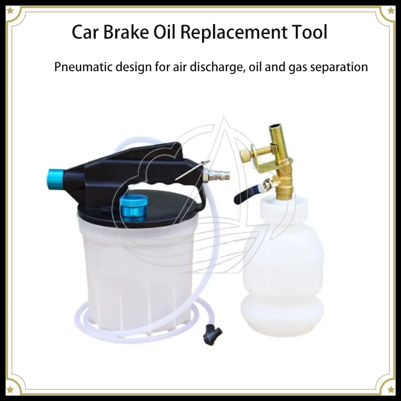 

2L Pneumatic Car Vacuum Brake Bleeder Kit Brake Oil Fluid Replacement Refueling Tool