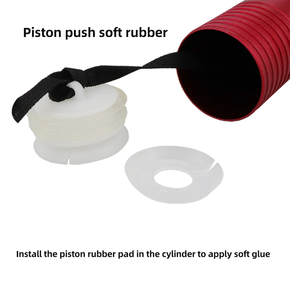 Imagem -03 - Hifeson 610ml Pneumática Pistola de Cola Selante Pistola ar Calafetagem Bocais de Borracha Vidro Grout Construção Macia Dura Dupla Finalidade Uso