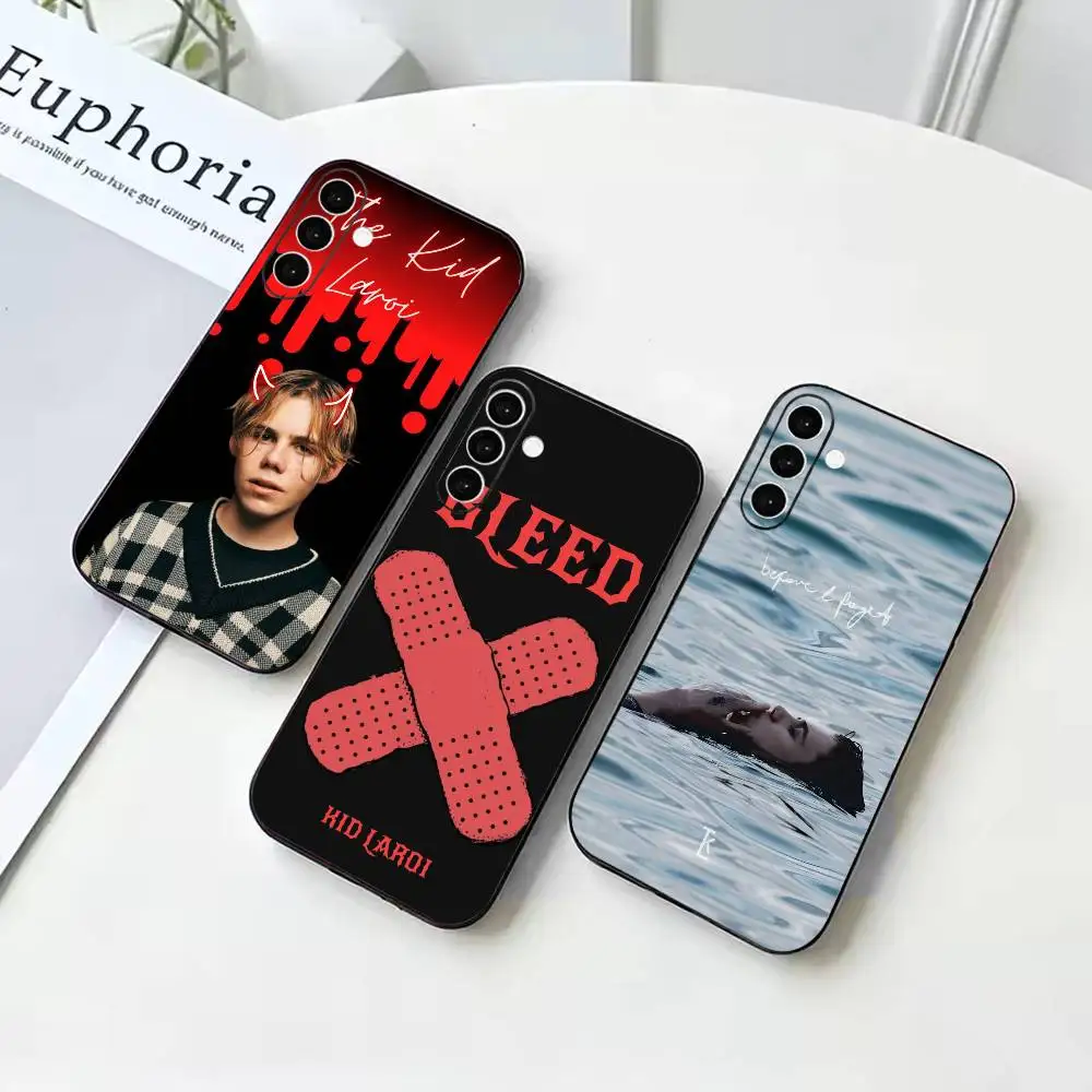 T-The K-Kid Laroi Singer Fashion  Black Soft Case for Samsung Galaxy A73 72 71 70 53 52 A1 Others Cover