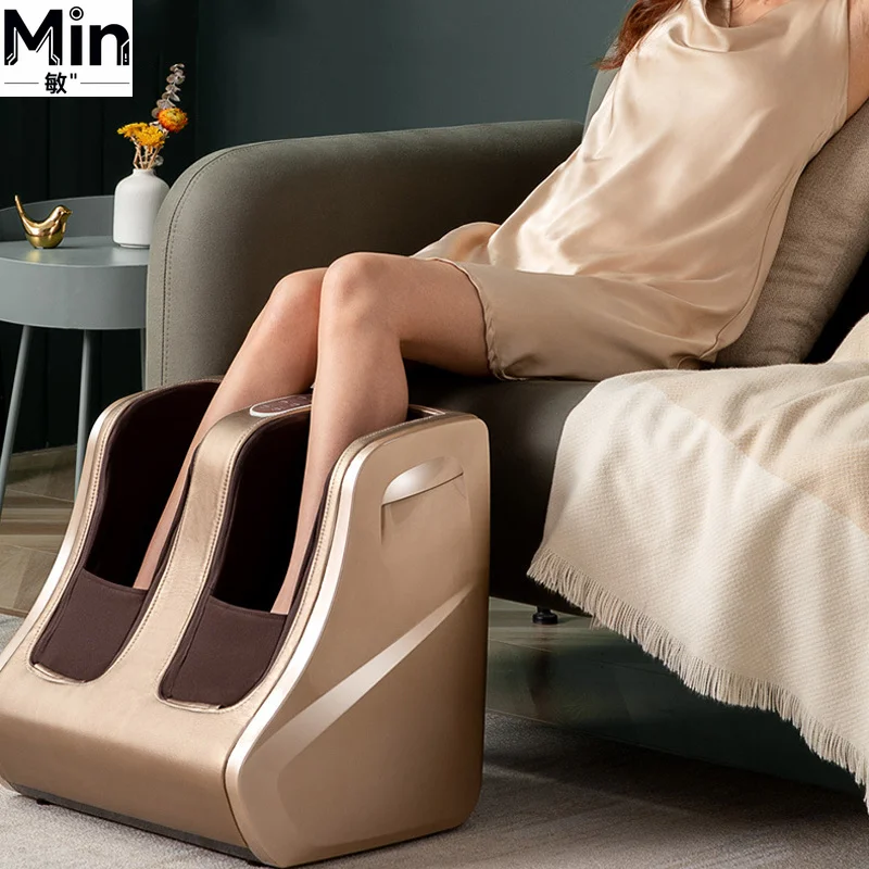 Calf Foot Massager Shiatsu Air Compression Heat Rolling Kneading Leg Massage Machine For Circulation Pain Relief