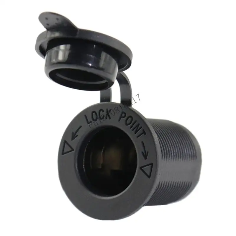 

517B ABS Automotive Cigarettes Socket with Waterproof Cover 12V 24V for Car