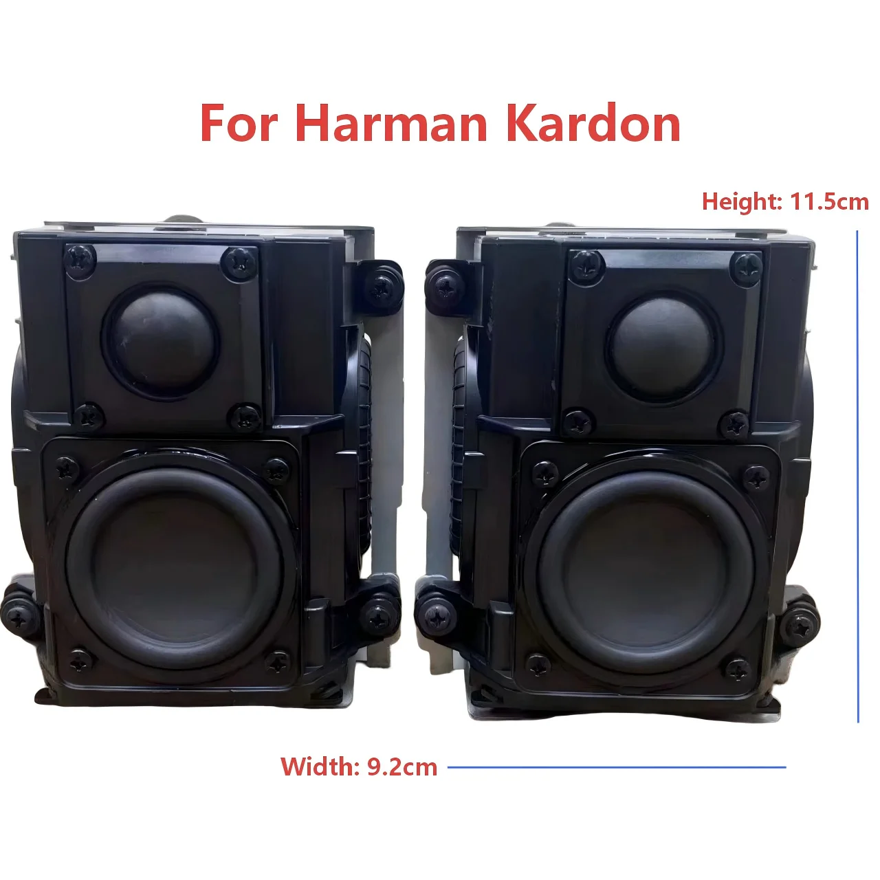

For Harman Kardon Disassembled 2-Way Speaker 1" Silk Dome Tweeter 2" Long-Stroke PP Cone Full-Range Passive Speaker