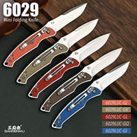 SANRENMU Outdoor Mini Folding Knife 6029 Daily Use Cooking Unboxing Hunting Fishing Camping Portable Edc Tool Keychain Knives