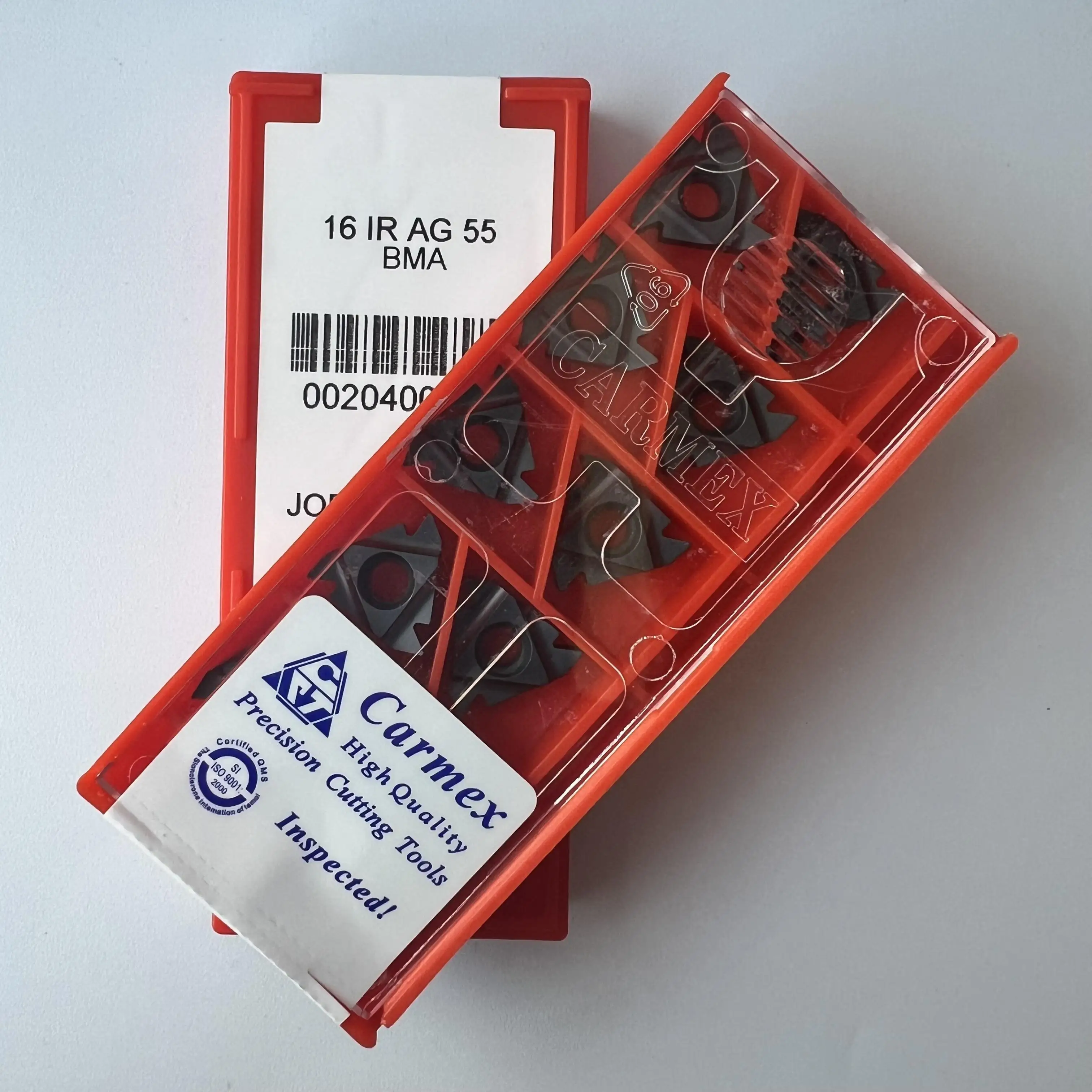 16IRAG55 BMA/lâmina original de carboneto CNC lâmina 10 PCS