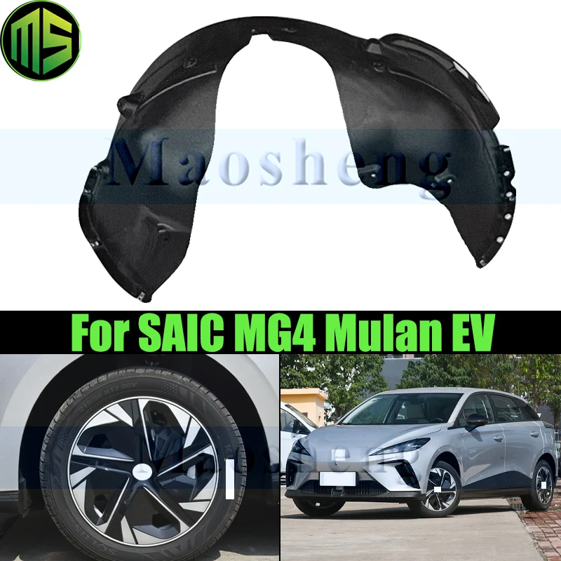 

Maosheng Front Fender Lined Mudguard For SAIC MG4 MG 4 EV Mulan 2022-2023 Fender Lining Inner Leaf Fender Front Wheel Mudguard