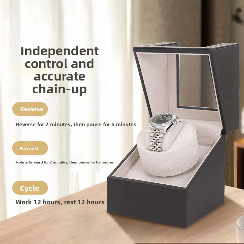 2026 Automatic Watch Winder for Mechanical Watches, Household Rotating Wristwatch Storage Box, Self-winding Watch Holder