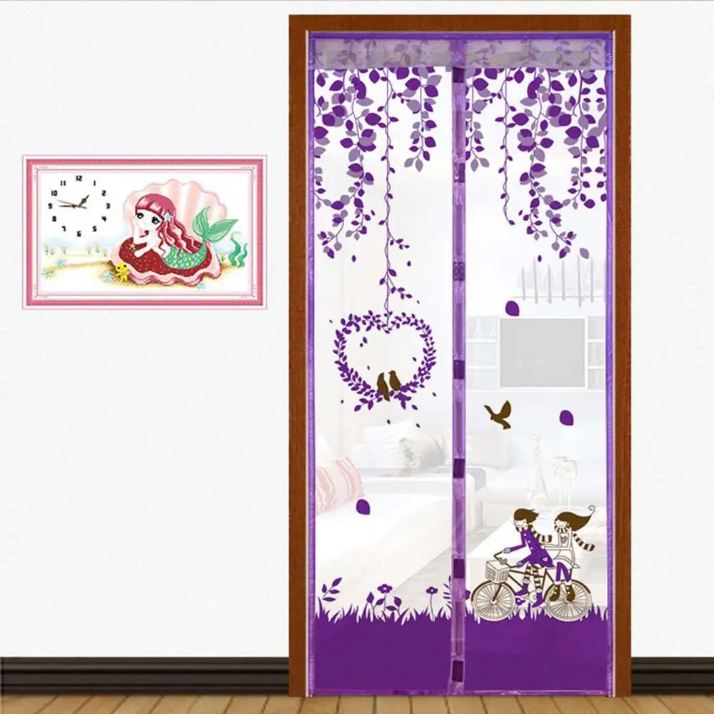 Hands-free Summer Convenient To Use Magnetic Screen Door Effective Protection Easy To Install Mosquito Net Durable Material