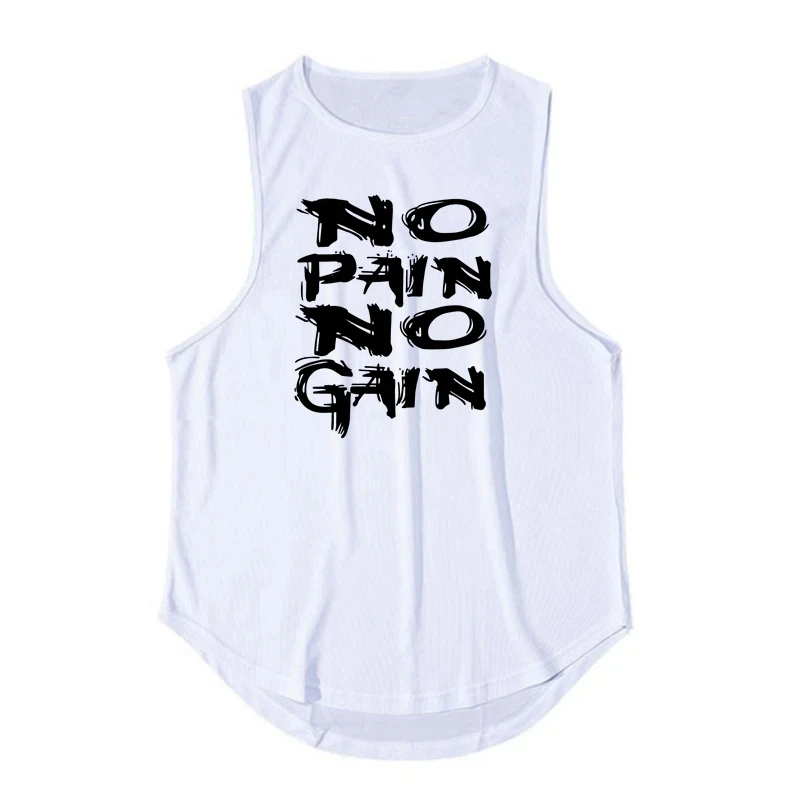 Men\'s Tops Tanks & Camis T-shirt Gym Tank Top Fitness Wear Mesh Singlets T-shirts Man Sportswear Bodybuilding Clothing Tees