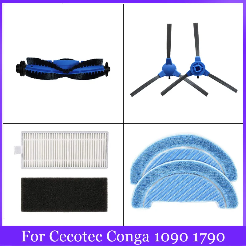 Für cecotec conga titan ultra roboter hauptseite bürste hepa filter mop zubehör staubsauger teile ersatz