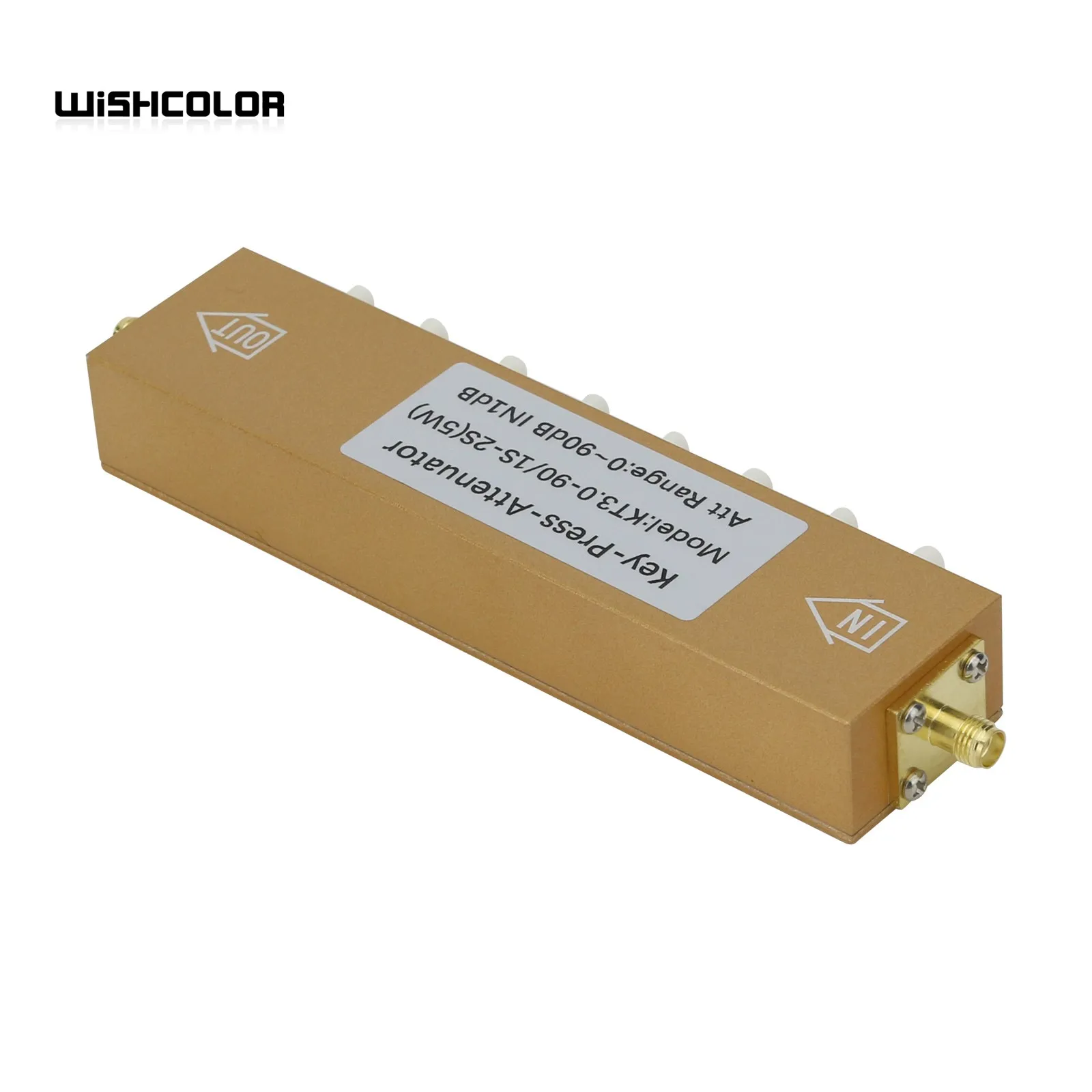 Wish color sma/n Typ 0-90db rf einstellbarer Signal dämpfer digitaler Schritt rf Dämpfung schlüssel einstellbarer Dämpfung glied