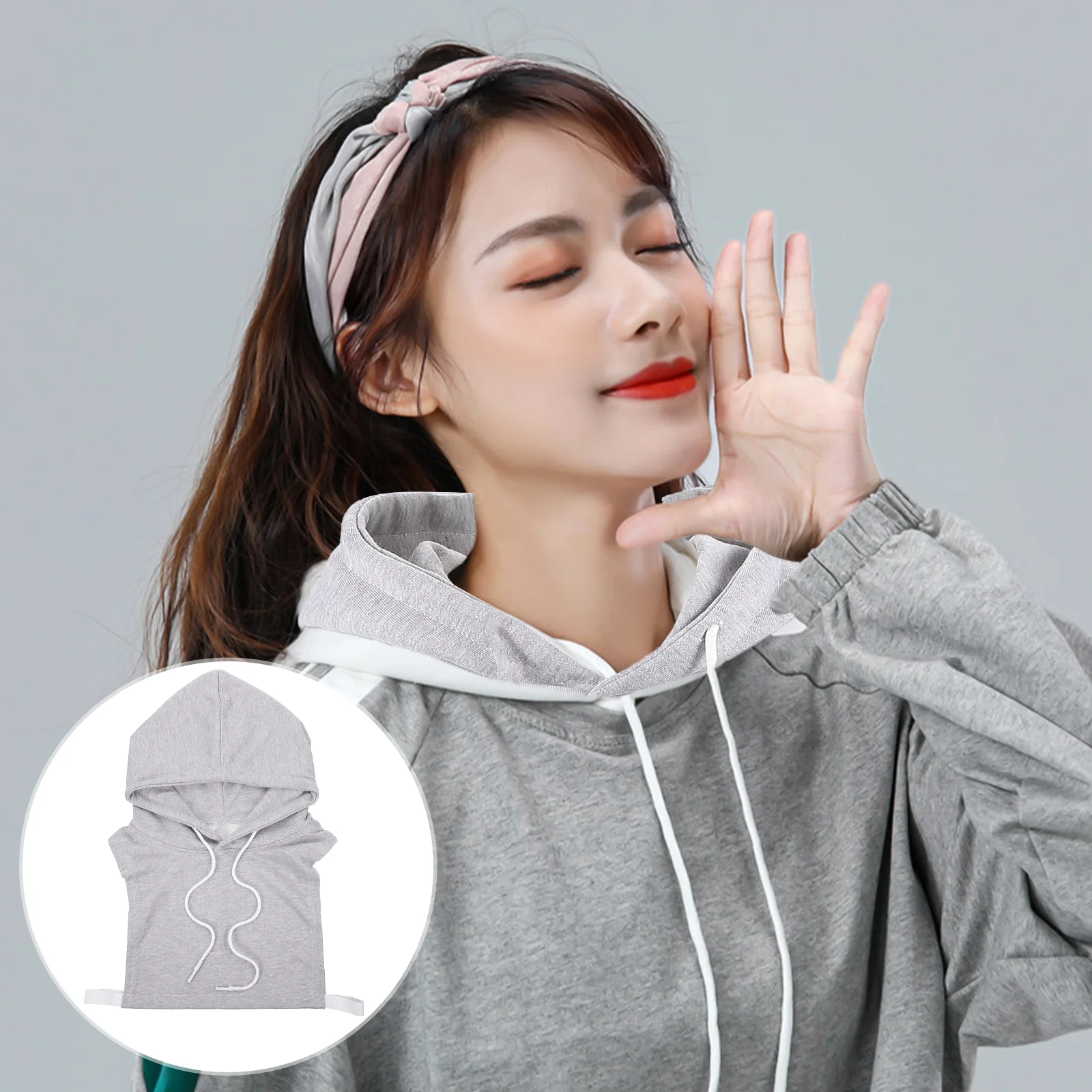 5pcs Women's Cotton Fake Collar for Blouse Sweater Detachable Hoodie Style Collar Fashion Accessory Trendy Jewelry Seasonal Wear