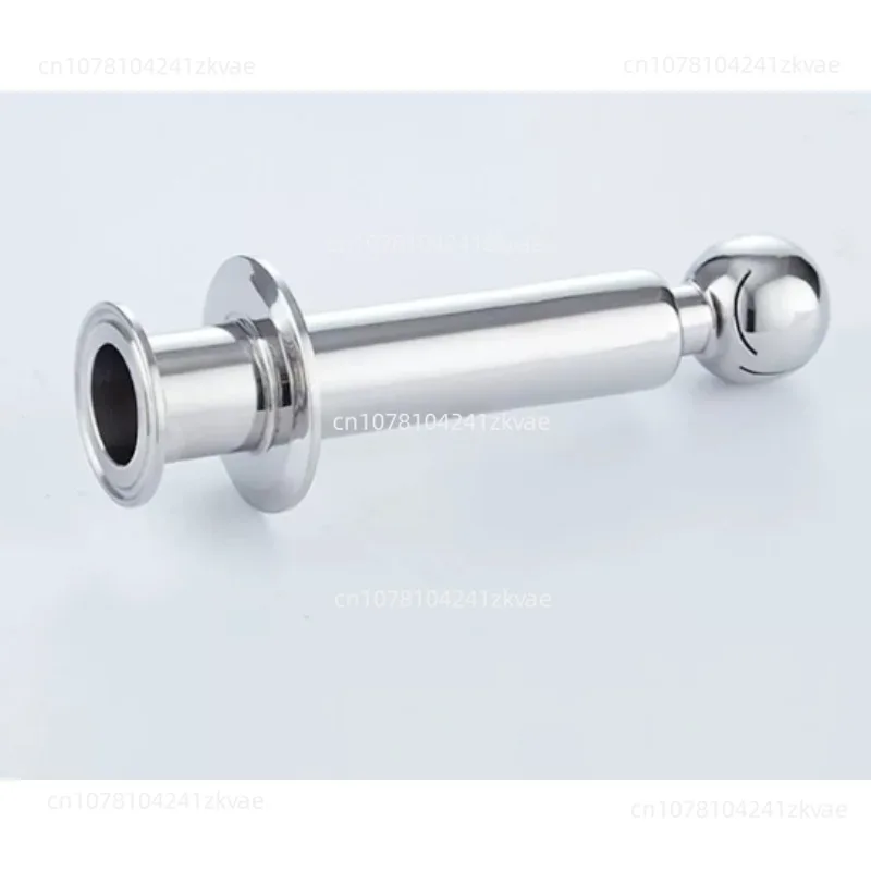 304 Stainless Steel Rotating Spray Ball 1.5 Inch Tri Clamp CIP Cleaning Ball for Distillation Tank