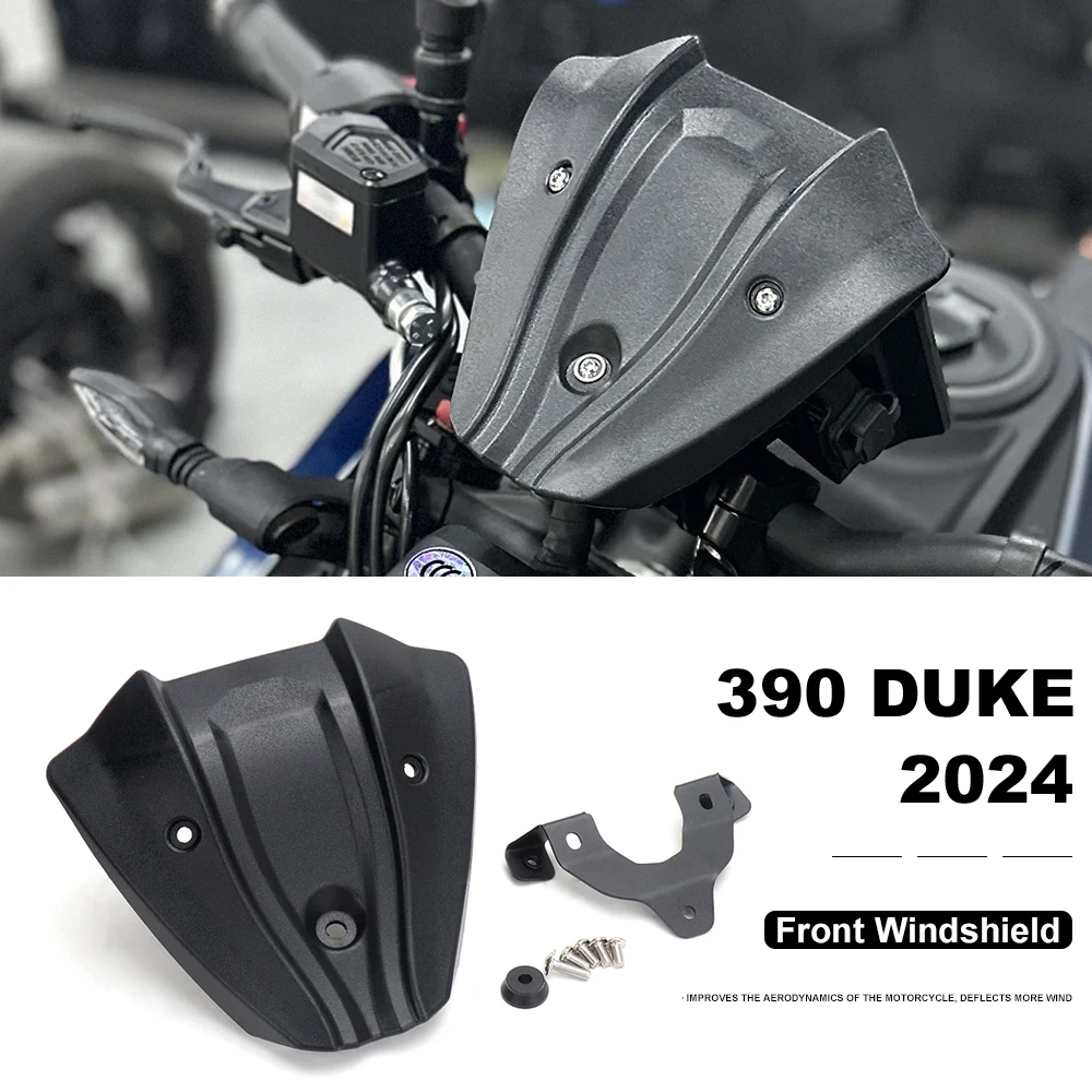 

Новинка 390 Duke 390 Duke 390 DUKE 390 DUKE 2024 аксессуары для мотоциклов черный ветровой дефлектор ветрового стекла