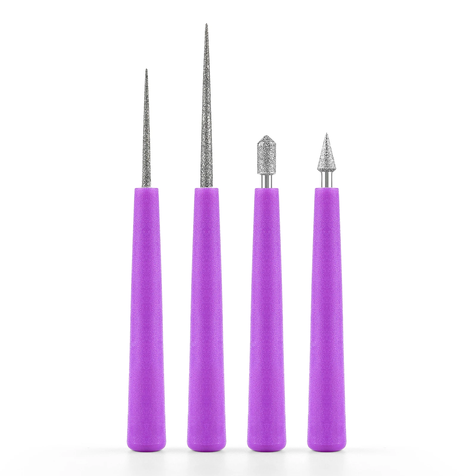 4 Pieces Diamond Bead Drill Hole Puncher Glass Plastic Metal Wood Bead Hole Puncher Bead Drill DIY Jewelry Making Tool