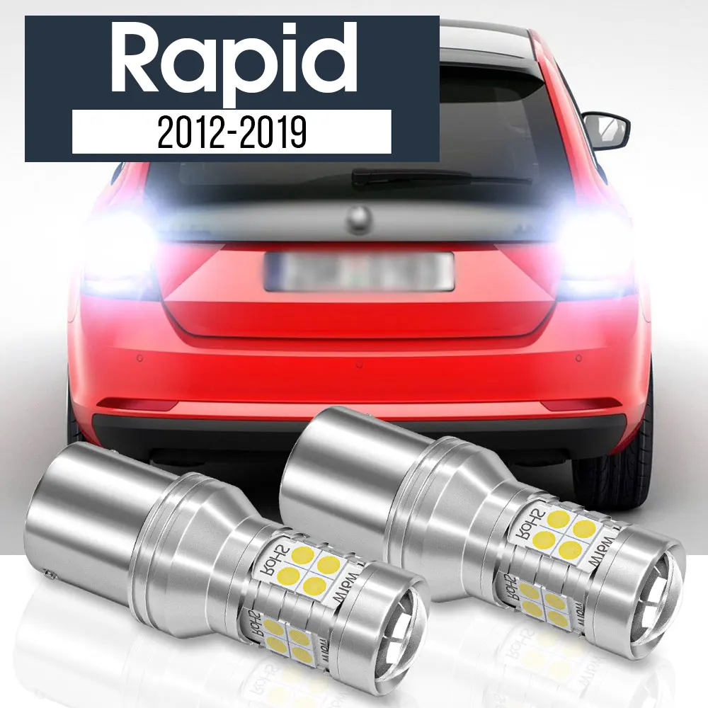 

2pcs LED Backup Light Reverse Lamp Blub Canbus Accessories For Skoda Rapid NH1 NH3 2012 2013 2014 2015 2016 2017 2018 2019