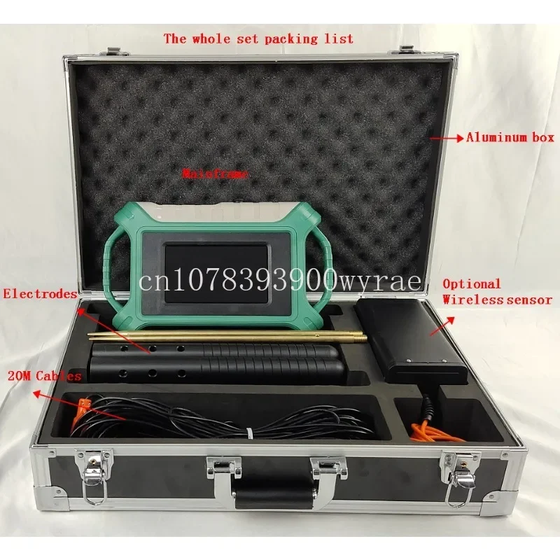 Upgrading Version AIDU ADMT-300S-X 3D 0-300M Touch Screen Type Water Detector Underground/water Detector