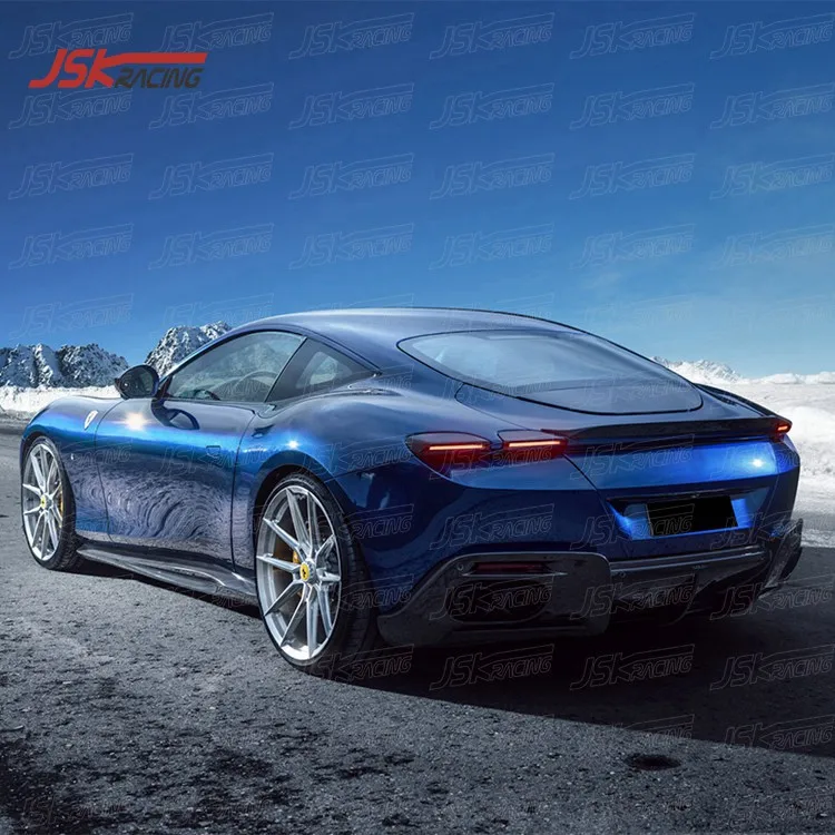 HINTERE FLÜGELABDECKUNG FÜR NOVT STYLE KOHLENSTOFFFASER HECKABDECKUNG FERRARI ROMA 2020-2022