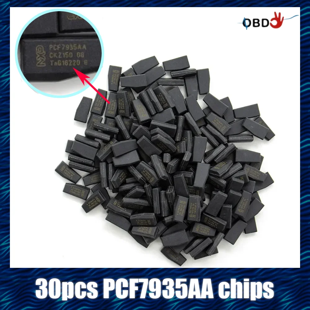 

NEW Third-party 30pcs PCF7935AA Chips PCF7935 ID44 7935AA Transponder Chips 7935 Chip Can Match CN900 Works Perfect
