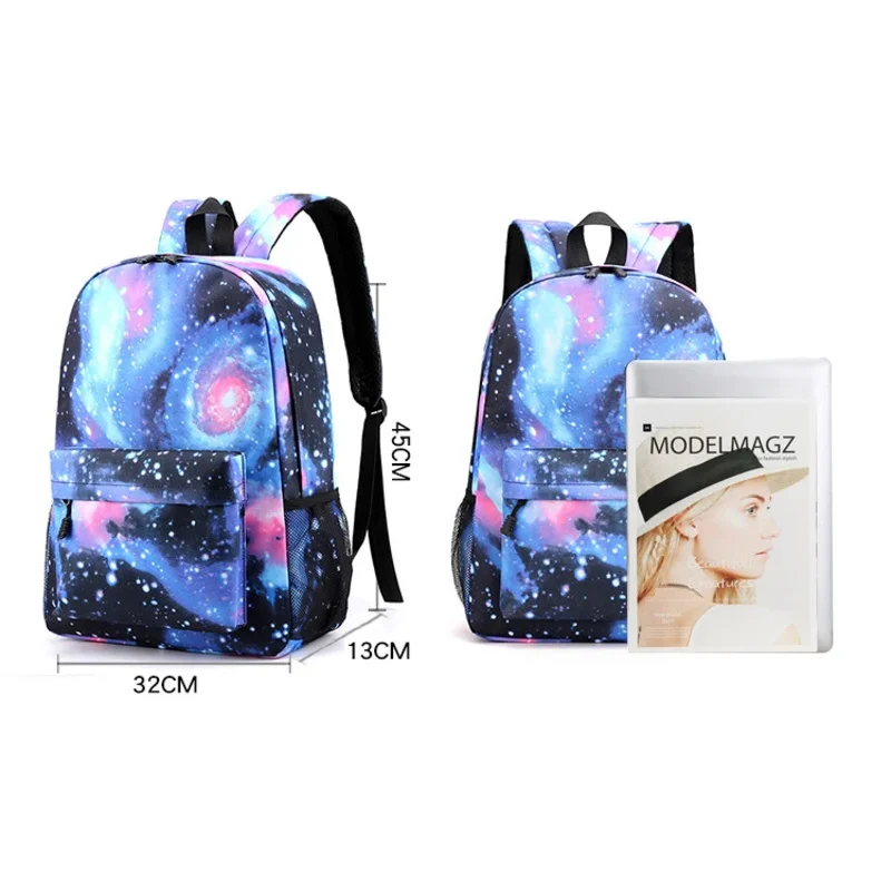 3pcs The Vampire Diaries Bookbag Kids Backpack Student Boys Girls School bags Shoulder Bag Set Daily Backpacks Mochilas