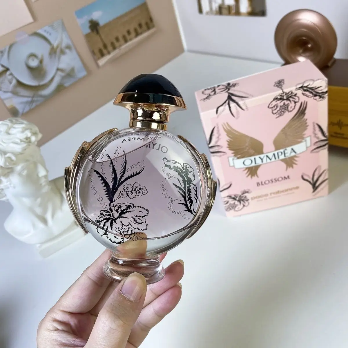 518 Diosa Flor Rabanne Olympea Flor Fragancia de nicho Perfumes de alta gama Señora Perfume Ligero Spray corporal