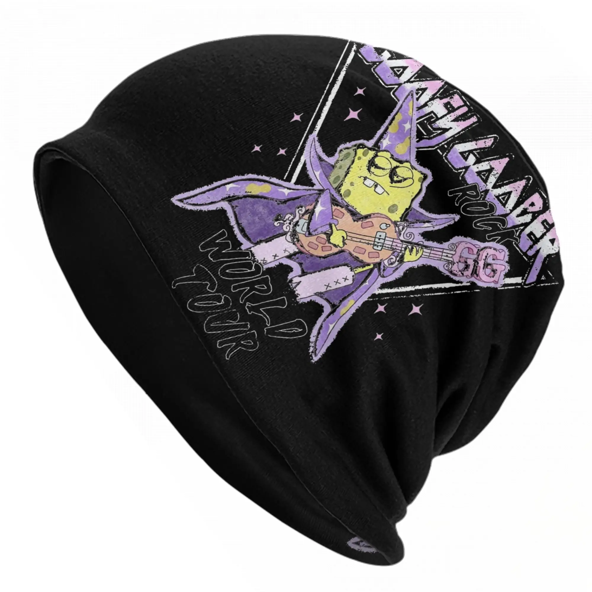Spongebobed Cap  Fashion Unisex Street Skullies Beanies Hat Spring Warm Multifunction Bonnet Knitted Hat