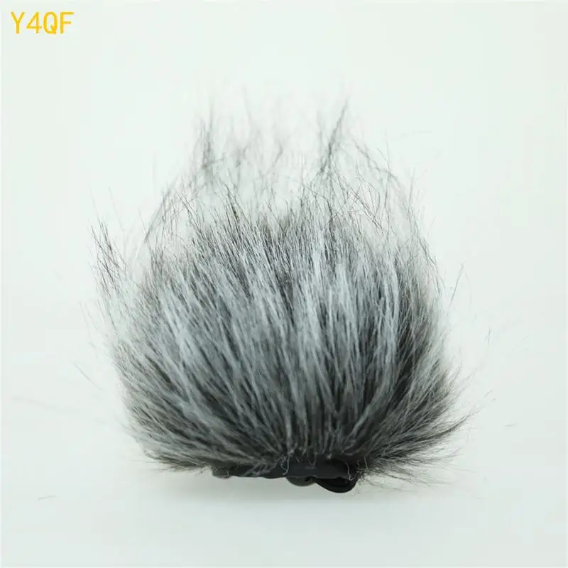 Y4QF Kaca depan muff untuk zoom h1 Essential Handheld Recorders Mikrofon Kaca depan kaca depan bulu buatan