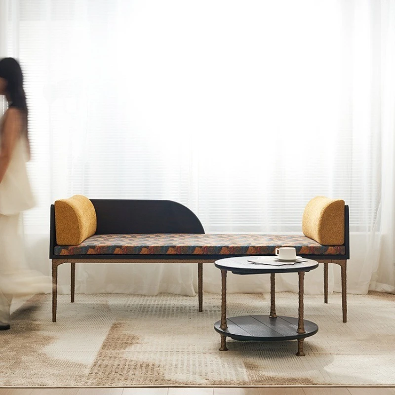 

Italian Chaise Lounge Mid-Century Style Retro Sofa Lounge Beds Designer Minimalist Bedroom Furniture Armarios De Dormitorio FYBB