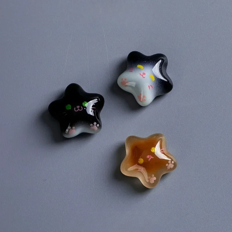 8pcs Lucency Cute Cat Expression Fridge Magnet Photo Wall Message Board Bulletin Board Decoration Magnetic Stickers Home Decor