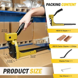 Manuelles Hefter des manuellen Abschlusses, 15 -mm 8 Hauptverkauf Hefter Box Papelao - №2