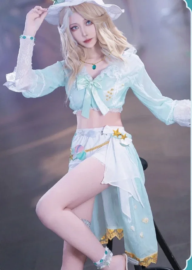 Lawyer Identity Ⅴ Bartender Cosplay  Costume Anime Game Splay Costume Christmas Suit for Women Outfit