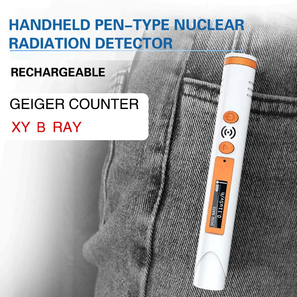 HFS-P3 Geiger Counter Nuclear Radiation Detector X-ray γ-ray β-ray Detector Marble Radioactivity Tester Personal Dosimeter