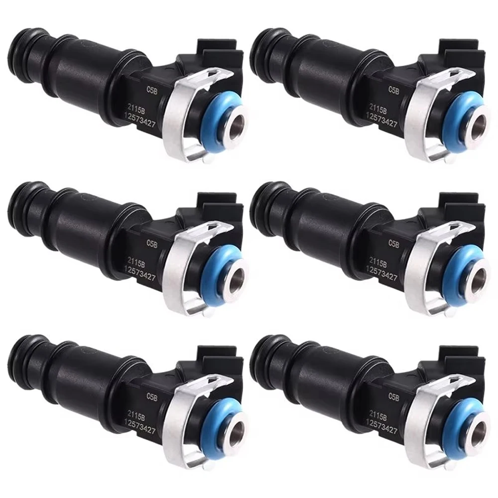 For Buick Allure Lacross Lucerne 3.8L 2005-2009 6PCS 12573427 Fuel Injectors For Pontiac Grand Prix 3.8L 2004-2008