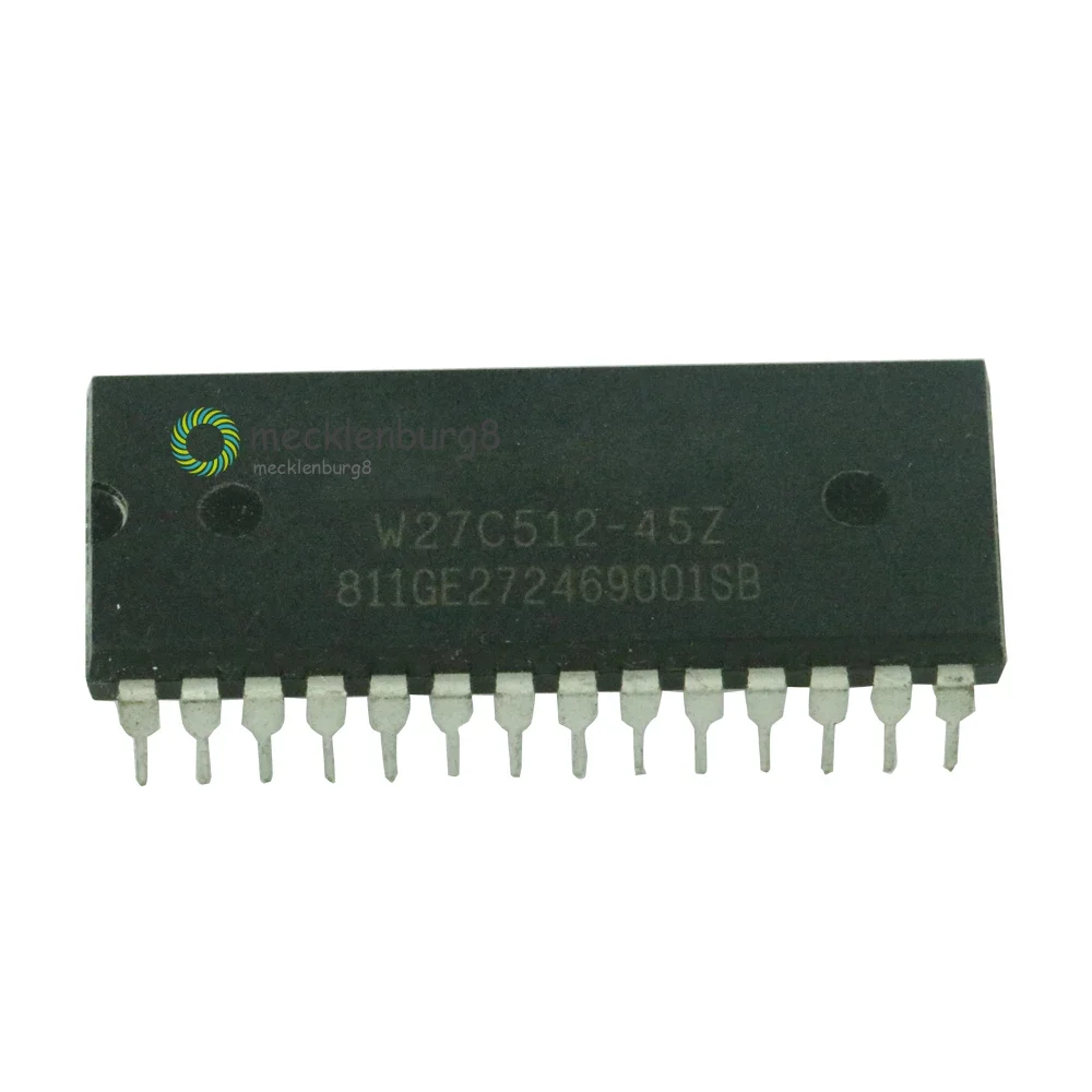 10 PCS/Lot IC Chips W27C512 W27C512-45Z 28DIP IC EEPROM 512KBIT Original Integrated Circuits