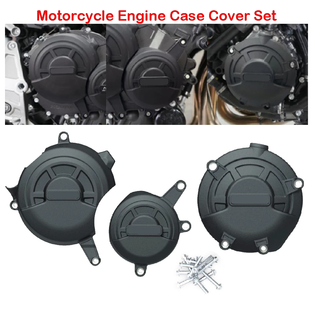 Fits for Honda CB1000R CB 1000R Neo Sports Cafe ABS 2020 2021 2022 2023 Motorcycle Secondary Engine Cover Set Protection Guards