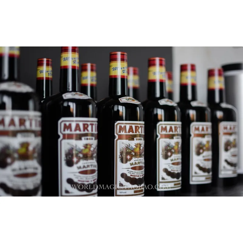 

Magician Props Multiplying Bottles Magic Trick 10 Black Bottles Stage Illusions Mentalism Gimmicks Party Show